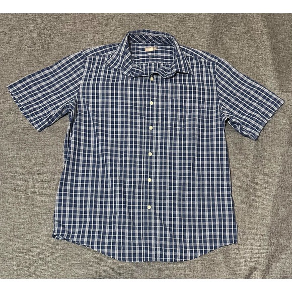 George Other - George Men's M 38-40 Plaid Short Sleeve‎ Shirt